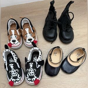 Baby/Toddler Vans Sneakers, gap ballet flats and Doc Martens - Size 4 & 5